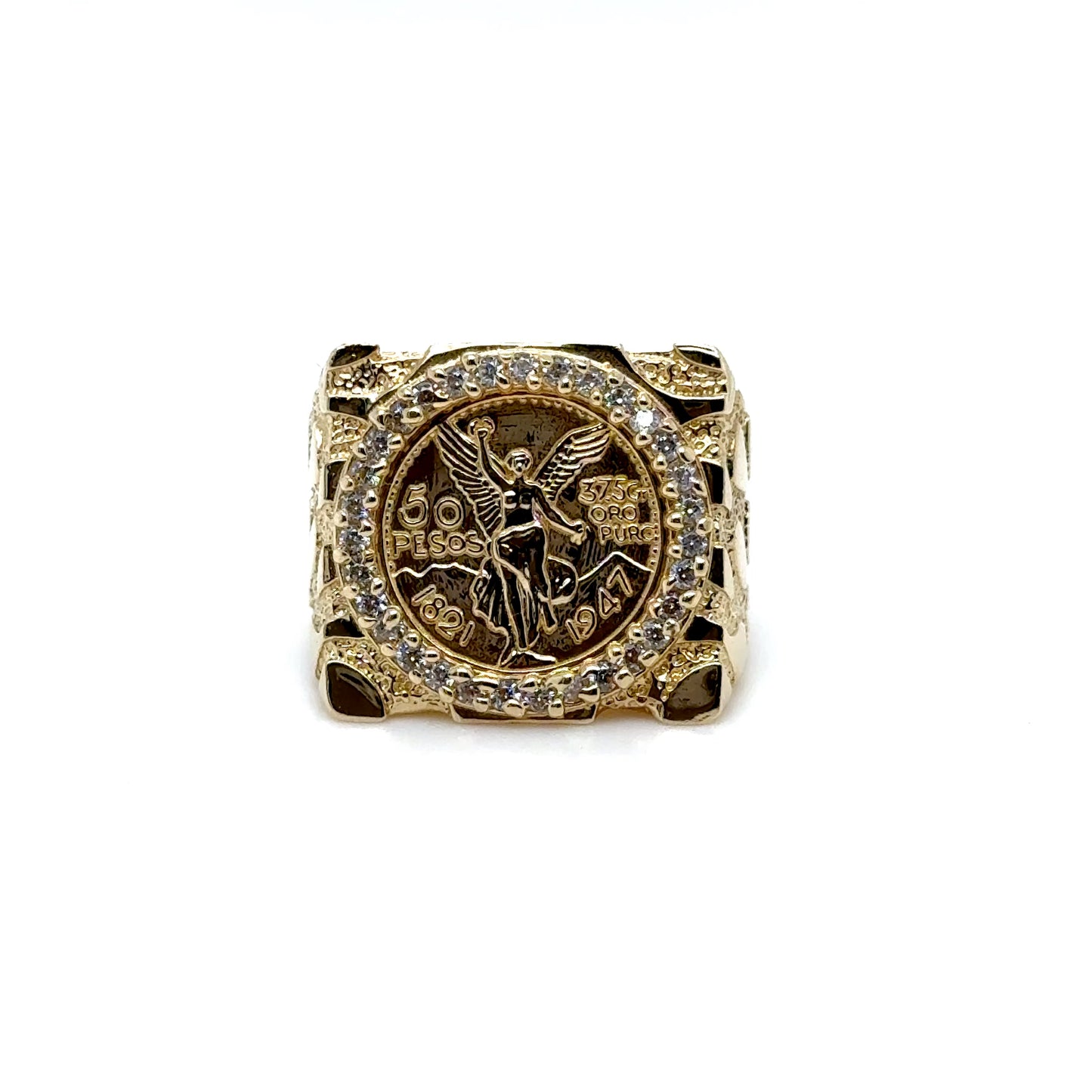 Anillo Centenario Nugget 14K