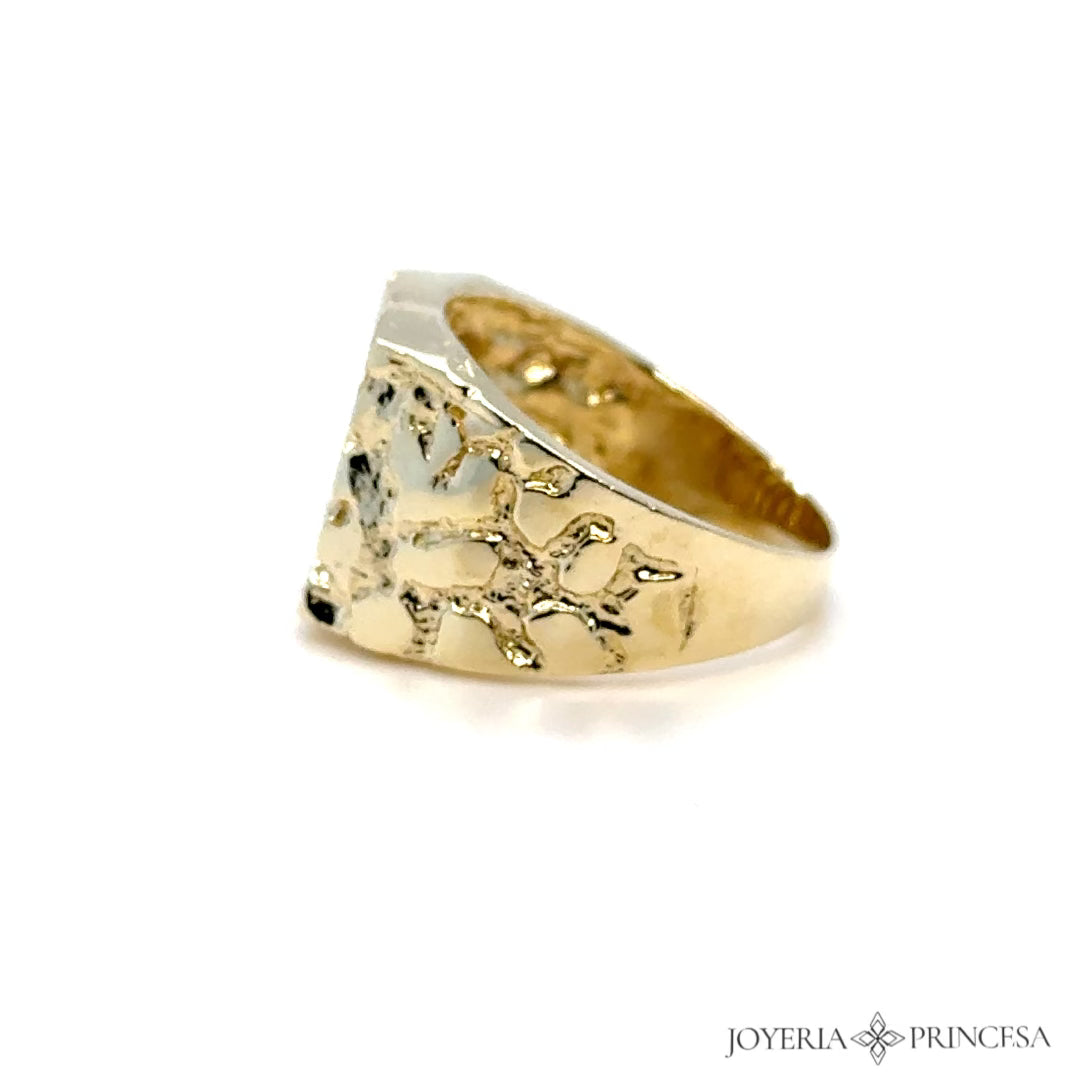 Anillo Pepita de Oro 10K