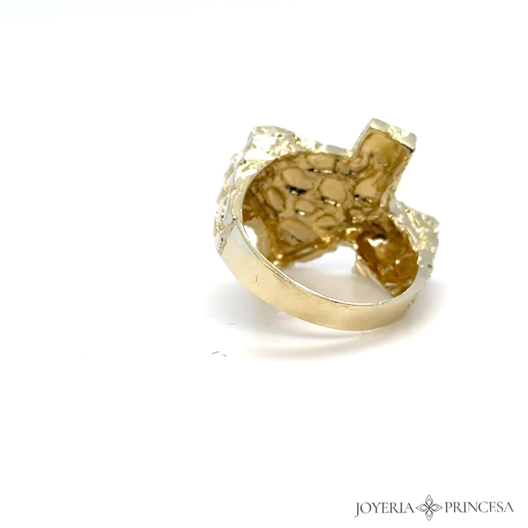 Anillo Texas Nugget 10K
